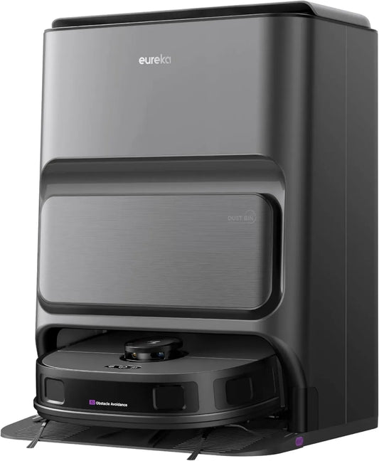 Aspirateur Robot Eureka J12 Ultra Gen2 avec Station Vidange Automatique, Puissance 7 000 Pa, Navigation LiDAR Avancée