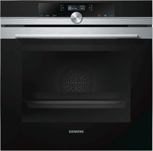 Four encastrable Siemens 71L A+ acier inoxydable noir