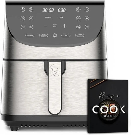 Friteuse à Air Chaud 7L, 1700W avec Écran Tactile et Panier Antiadhésif