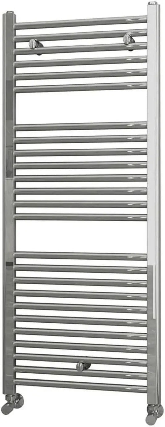 Radiateur Sèche-Serviettes Kibath Chromé 1200x500 cm pour Chauffage Central
