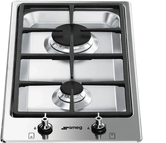 SMEG Plaque de Cuisson Gaz Inox PGF32G