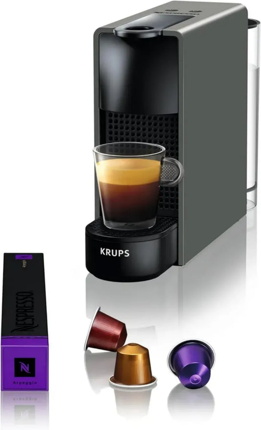 Machine à Café Nespresso Krups Essenza Mini Gris Intense - Modèle Compact YY2911FD