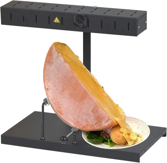 Appareil à Raclette Louis Tellier Basalte Noir - Capacité 6 à 10 Personnes - Chauffage Réglable 230V