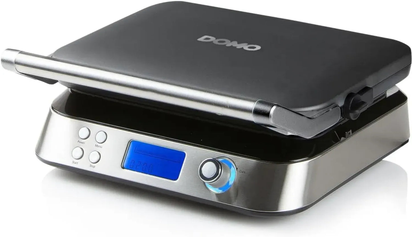 Gaufrier Électrique Domo DO9219W avec Écran Numérique