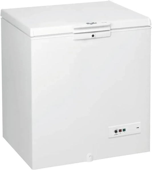 Congélateur coffre Whirlpool 204L - Efficacité A+ - Blanc - Pose libre